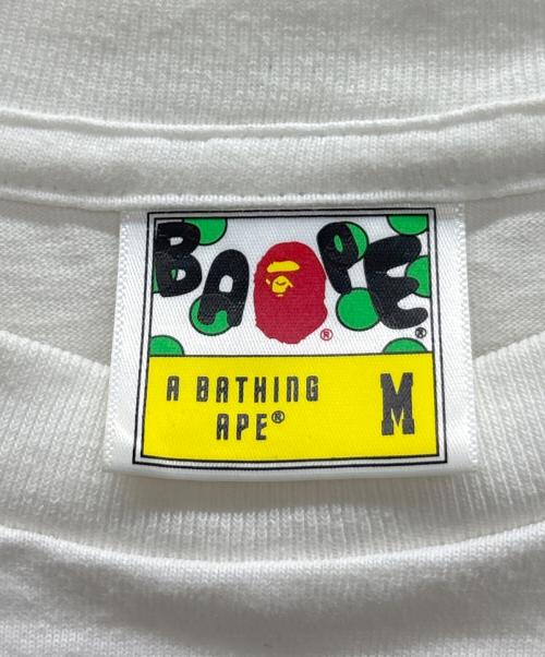 A BATHING APE（アベイシングエイプ）A BATHING APE (アベイシングエイプ) Tシャツ ホワイト サイズ:Mの古着・服飾アイテム