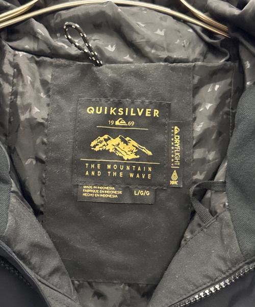 Quiksilver（クイックシルバー）Quiksilver (クイックシルバー) マウンテンパーカー ブラック サイズ:Lの古着・服飾アイテム