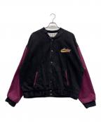 INTERNATIONAL DENIMインターナショナルデニム）の古着「スタジャン」｜ワインレッド×ブラック