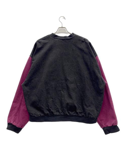 INTERNATIONAL DENIM（インターナショナルデニム）INTERNATIONAL DENIM (インターナショナルデニム) スタジャン ワインレッド×ブラック サイズ:XXLの古着・服飾アイテム