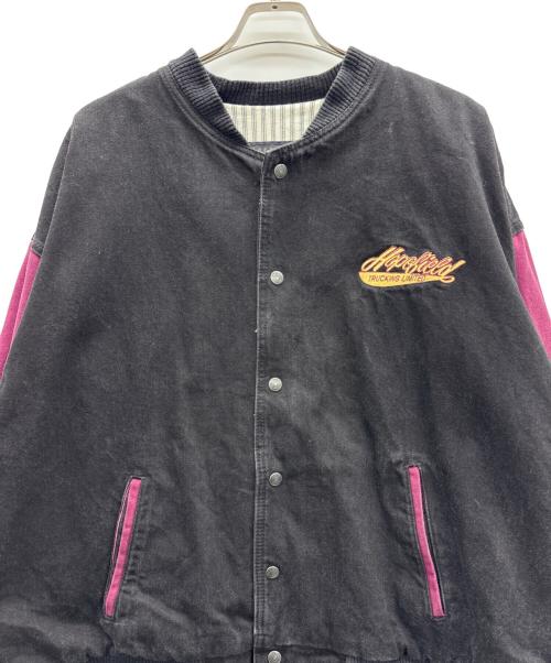 INTERNATIONAL DENIM（インターナショナルデニム）INTERNATIONAL DENIM (インターナショナルデニム) スタジャン ワインレッド×ブラック サイズ:XXLの古着・服飾アイテム