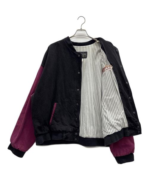 INTERNATIONAL DENIM（インターナショナルデニム）INTERNATIONAL DENIM (インターナショナルデニム) スタジャン ワインレッド×ブラック サイズ:XXLの古着・服飾アイテム
