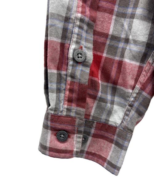 Patagonia（パタゴニア）Patagonia (パタゴニア) 長袖シャツ レッド×グレー サイズ:Sの古着・服飾アイテム