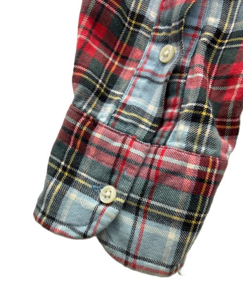 POLO RALPH LAUREN（ポロ・ラルフローレン）POLO RALPH LAUREN (ポロ・ラルフローレン) チェックシャツ レッド×スカイブルー サイズ:20の古着・服飾アイテム