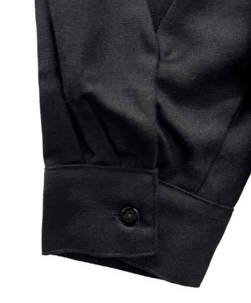 CalTop（キャルトップ）CalTop (キャルトップ) ソリッドカラーシャツ ブラック サイズ:XLの古着・服飾アイテム