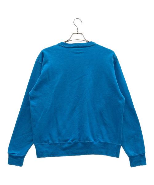 Champion（チャンピオン）Champion (チャンピオン) 刺繍スウェット ブルー サイズ:Lの古着・服飾アイテム