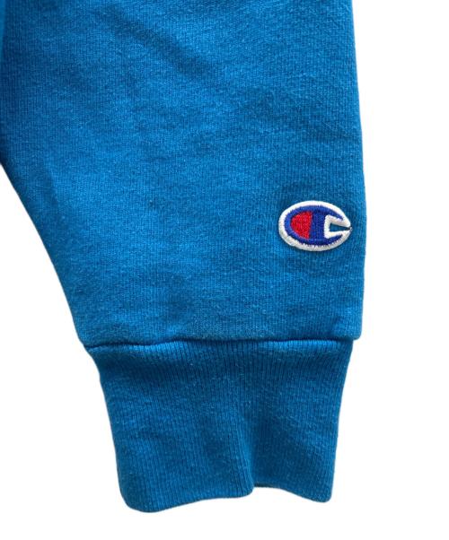 Champion（チャンピオン）Champion (チャンピオン) 刺繍スウェット ブルー サイズ:Lの古着・服飾アイテム