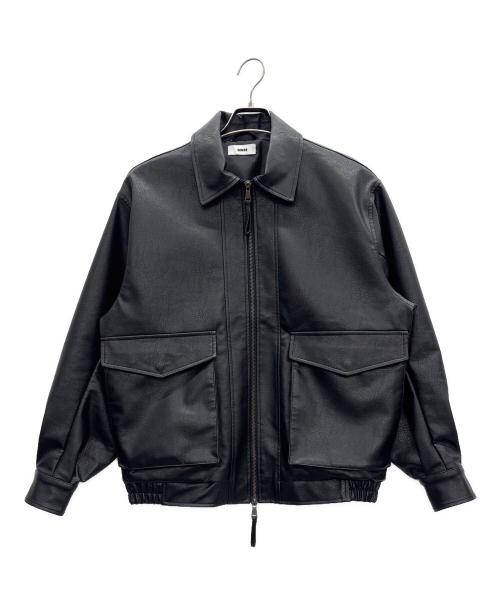 SINSS（シンス）SINSS (シンス) フェイクレザージャケット ブラック サイズ:Mの古着・服飾アイテム