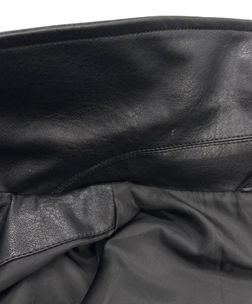 SINSS（シンス）SINSS (シンス) フェイクレザージャケット ブラック サイズ:Mの古着・服飾アイテム