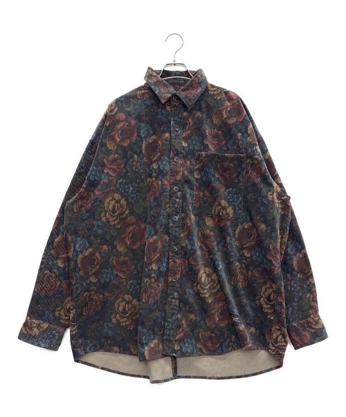FAT（エフエーティー）FAT (エフエーティー) コーデュロイシャツ ブラック サイズ:FATの古着・服飾アイテム