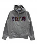 POLO RALPH LAURENポロ・ラルフローレン）の古着「ロゴワッペンパーカー」｜グレー