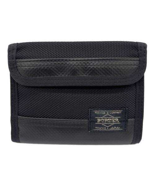 PORTER（ポーター）PORTER (ポーター) コンパクトウォレット ブラックの古着・服飾アイテム