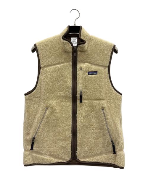 Patagonia（パタゴニア）Patagonia (パタゴニア) Classic Retro-X Vest ベージュ×ブラウン サイズ:Sの古着・服飾アイテム