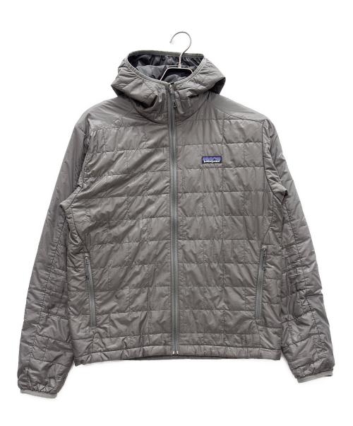 Patagonia（パタゴニア）Patagonia (パタゴニア) ナノパフフーディー グレー サイズ:Sの古着・服飾アイテム