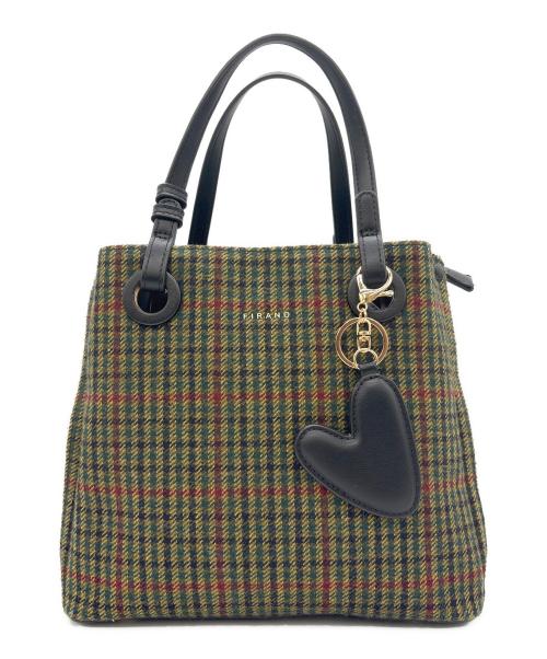 FIRANO（フィラノ）FIRANO (フィラノ) ハンドバッグ グリーンの古着・服飾アイテム