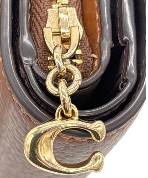 COACH（コーチ）COACH (コーチ) スナップウォレット ブラウンの古着・服飾アイテム