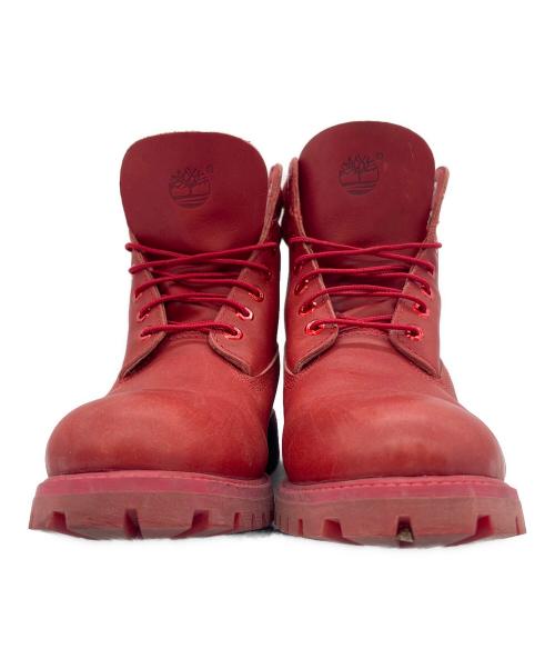 Timberland（ティンバーランド）Timberland (ティンバーランド) レースアップブーツ レッド サイズ:28の古着・服飾アイテム