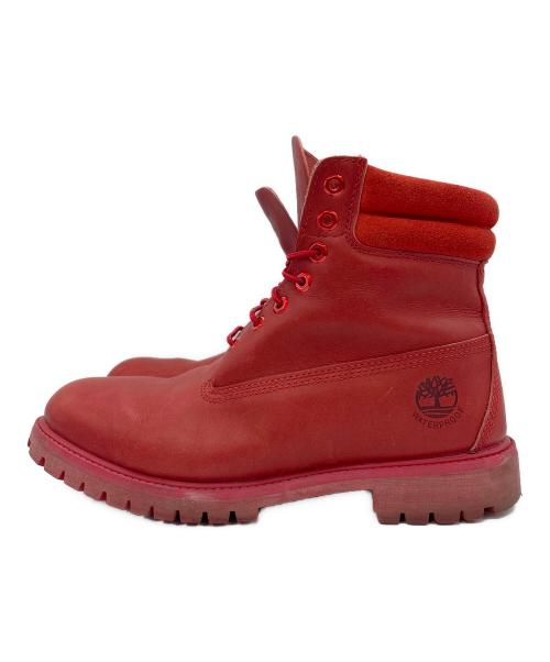 Timberland（ティンバーランド）Timberland (ティンバーランド) レースアップブーツ レッド サイズ:28の古着・服飾アイテム