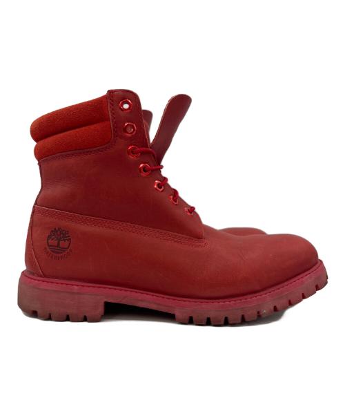 Timberland（ティンバーランド）Timberland (ティンバーランド) レースアップブーツ レッド サイズ:28の古着・服飾アイテム