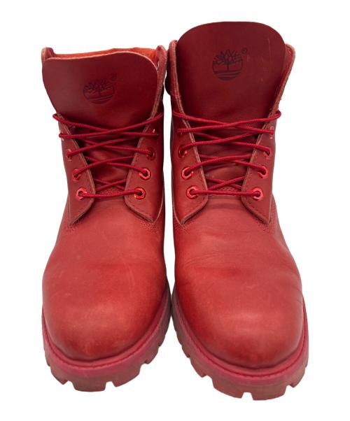 Timberland（ティンバーランド）Timberland (ティンバーランド) レースアップブーツ レッド サイズ:28の古着・服飾アイテム