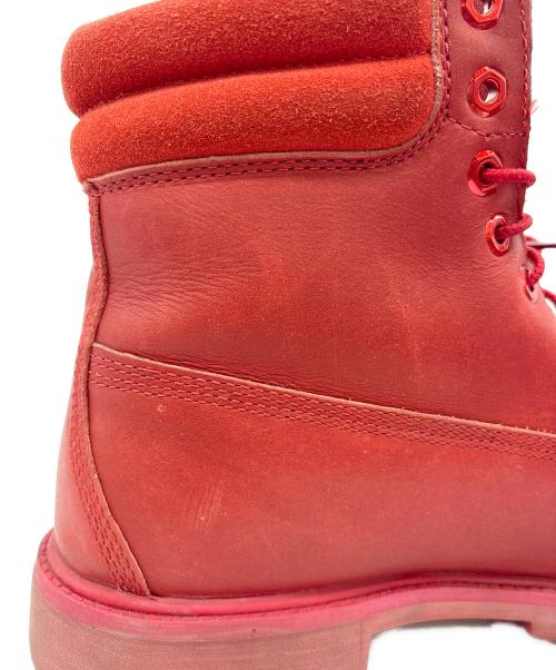 Timberland（ティンバーランド）Timberland (ティンバーランド) レースアップブーツ レッド サイズ:28の古着・服飾アイテム