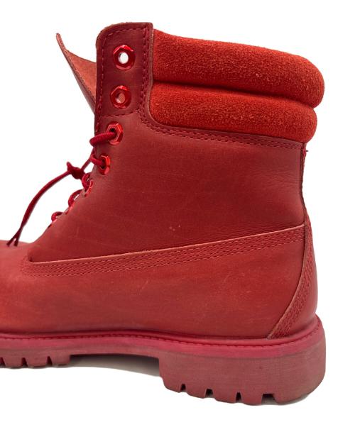Timberland（ティンバーランド）Timberland (ティンバーランド) レースアップブーツ レッド サイズ:28の古着・服飾アイテム