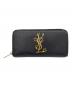 Yves Saint Laurent（イヴサンローラン）の古着「長財布」｜ブラック×ゴールド