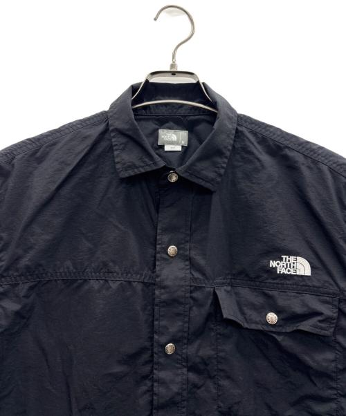 THE NORTH FACE（ザ ノース フェイス）THE NORTH FACE (ザ ノース フェイス) ショートスリーブヌプシシャツ ブラック サイズ:Mの古着・服飾アイテム
