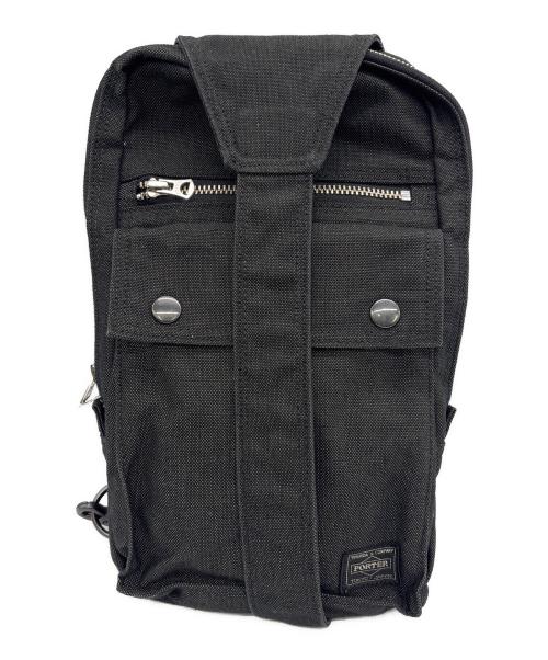 PORTER（ポーター）PORTER (ポーター) スリングショルダーバッグ ブラックの古着・服飾アイテム