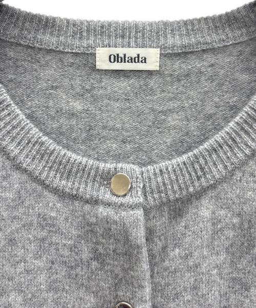 Oblada（オブラダ）Oblada (オブラダ) ウールカーディガン グレー サイズ:FREEの古着・服飾アイテム