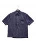 POLO BY RALPH LAUREN（ポロ バイ ラルフローレン）の古着「半袖シャツ」｜ブルー×ホワイト
