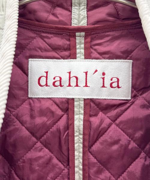 dahl'ia（ダリア）dahl'ia (ダリア) キルティングチャイナジャケット グレー サイズ:Freeの古着・服飾アイテム