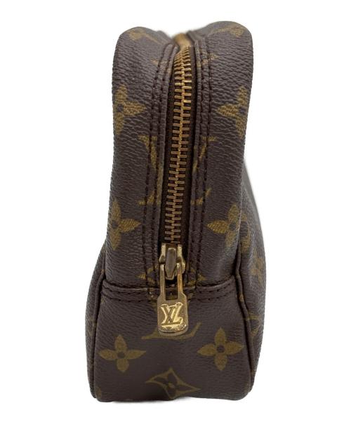LOUIS VUITTON（ルイ ヴィトン）LOUIS VUITTON (ルイ ヴィトン) コスメポーチ ブラウンの古着・服飾アイテム
