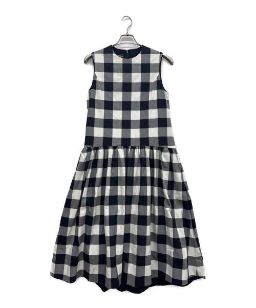 Pale Jute（ペールジュート）Pale Jute (ペールジュート) ノースリーブワンピース ブラック×グレー サイズ:Sの古着・服飾アイテム