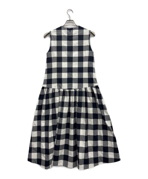 Pale Jute（ペールジュート）Pale Jute (ペールジュート) ノースリーブワンピース ブラック×グレー サイズ:Sの古着・服飾アイテム