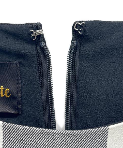 Pale Jute（ペールジュート）Pale Jute (ペールジュート) ノースリーブワンピース ブラック×グレー サイズ:Sの古着・服飾アイテム