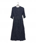 SINMEシンメ）の古着「ドットワンピース」｜ブラック