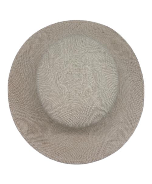 SINME（シンメ）SINME (シンメ) ストローハット オフホワイト 未使用品の古着・服飾アイテム