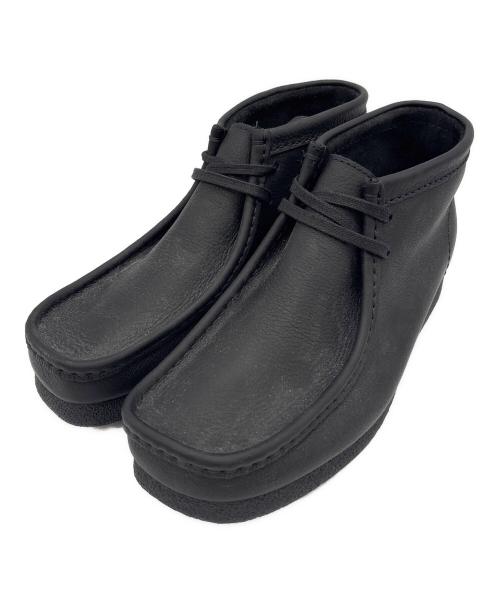 CLARKS（クラークス）CLARKS (クラークス) ワラビーブーツ ブラック サイズ:UK8 1/2の古着・服飾アイテム