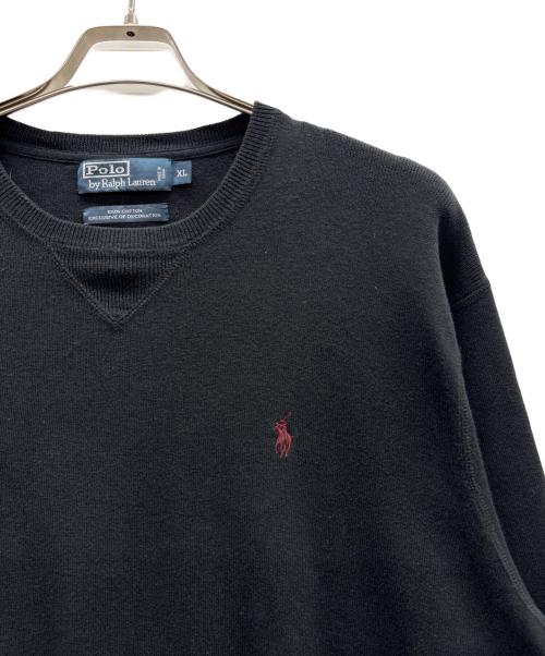 POLO RALPH LAUREN（ポロ・ラルフローレン）POLO RALPH LAUREN (ポロ・ラルフローレン) ニット ブラック サイズ:XLの古着・服飾アイテム