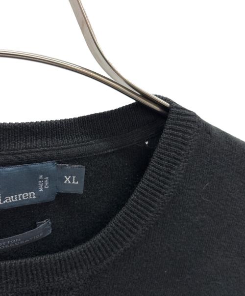 POLO RALPH LAUREN（ポロ・ラルフローレン）POLO RALPH LAUREN (ポロ・ラルフローレン) ニット ブラック サイズ:XLの古着・服飾アイテム