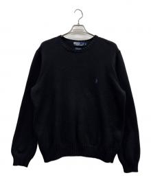 POLO RALPH LAUREN（ポロ・ラルフローレン）の古着「ニット」｜ブラック
