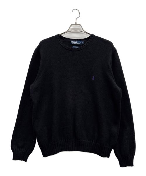 POLO RALPH LAUREN（ポロ・ラルフローレン）POLO RALPH LAUREN (ポロ・ラルフローレン) ニット ブラック サイズ:Lの古着・服飾アイテム