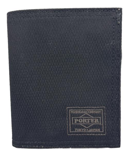 PORTER（ポーター）PORTER (ポーター) 2つ折り財布 ブラックの古着・服飾アイテム