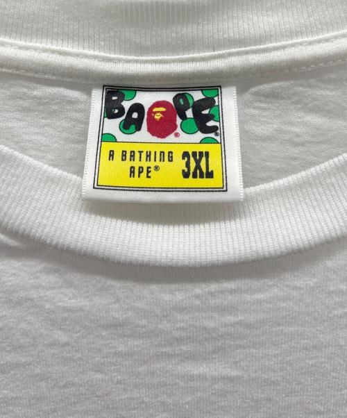 A BATHING APE（アベイシングエイプ）A BATHING APE (アベイシングエイプ) Tシャツ ホワイト サイズ:3XLの古着・服飾アイテム