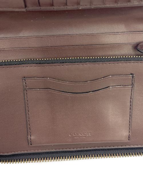 COACH（コーチ）COACH (コーチ) セカンドバッグ ブラウン×ブラックの古着・服飾アイテム