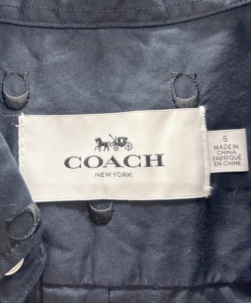 COACH（コーチ）COACH (コーチ) 長袖シャツ ネイビー サイズ:Sの古着・服飾アイテム