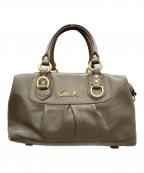 COACHコーチ）の古着「ショルダートートバッグ」｜ブラウン
