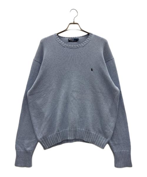 POLO BY RALPH LAUREN（ポロ バイ ラルフローレン）POLO BY RALPH LAUREN (ポロ バイ ラルフローレン) セーター スカイブルー サイズ:XLの古着・服飾アイテム