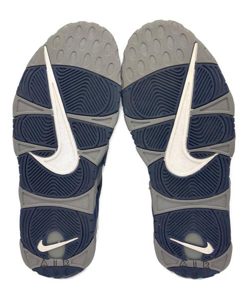 NIKE（ナイキ）NIKE (ナイキ) NIKE AIR MORE UPTEMPO '96 COOL GREY/WHITE-MIDNIGHT NAVY グレー×ネイビー サイズ:30の古着・服飾アイテム